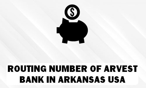 Routing Number of ARVEST BANK ARKANSAS