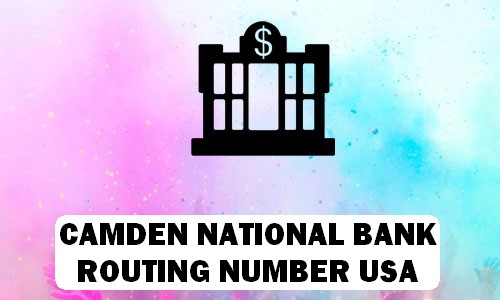 CAMDEN NATIONAL BANK Routing Number