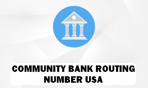 COMMUNITY BANK Routing Number