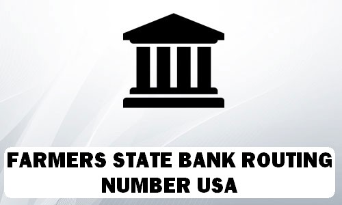 FARMERS STATE BANK Routing Number