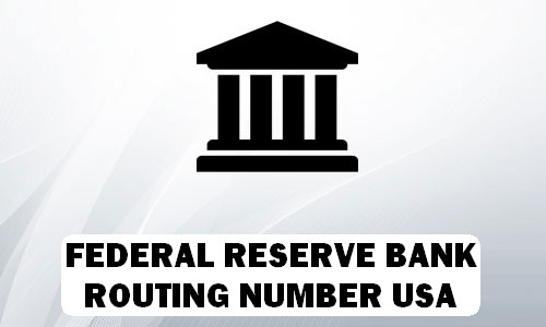 FEDERAL RESERVE BANK Routing Number
