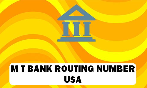 M & T BANK Routing Number